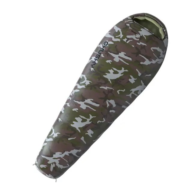 Víkendová Akce Husky Syntetický zimní spacák Army -17°C, green