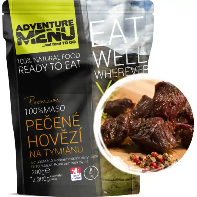 Adventure menu Pečené hovězí na tymiánu, 200g Nejlepší Cena