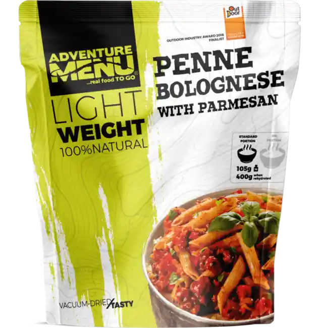 Adventure menu Penne s Boloňskou omáčkou a parmesánem, 600g Nízká Cena