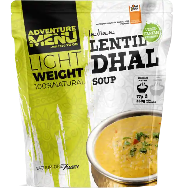 Adventure menu Čočkový Dhal, 350g Akční Nabídka