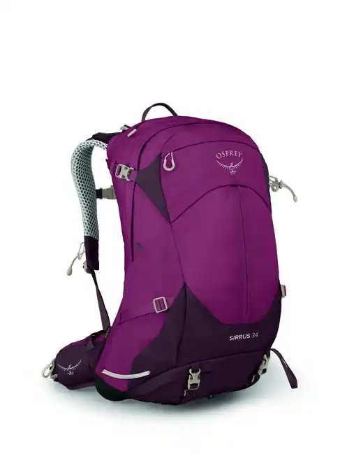 Turistický batoh OSPREY SIRRUS 34, elderberry purple/chiru tan Zlevněný