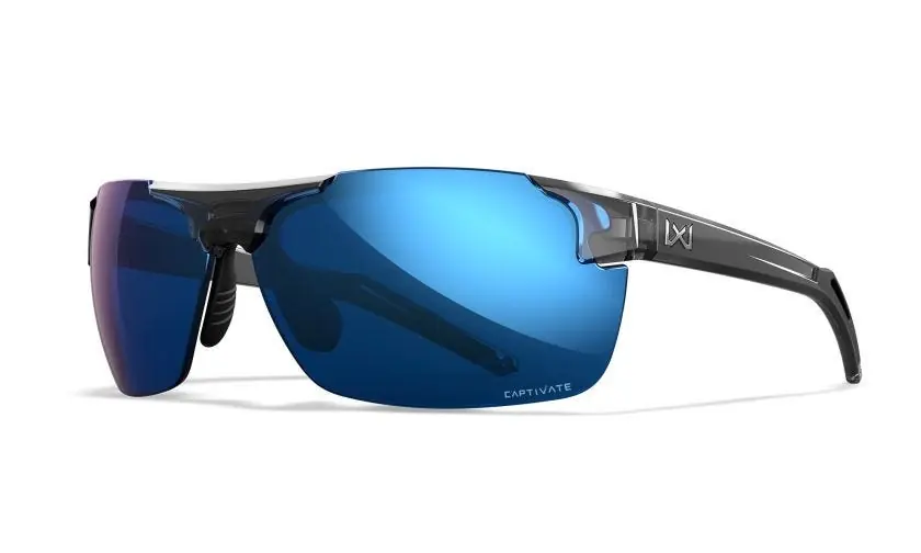 Sluneční brýle Wiley X Prime Captivate Polarizované modré zrcadlo, gloss crystal grey Cenová Bomba