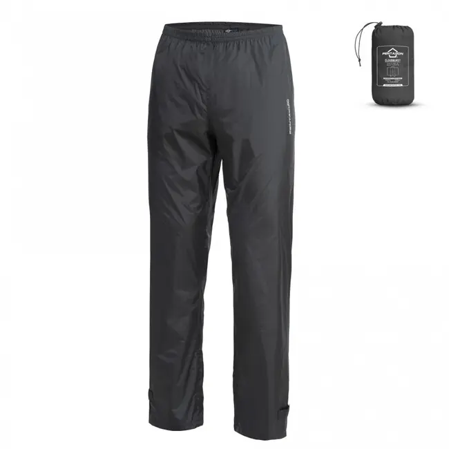 Pentagon Unisex kalhoty Cloudburst Packable, černá Must-Have