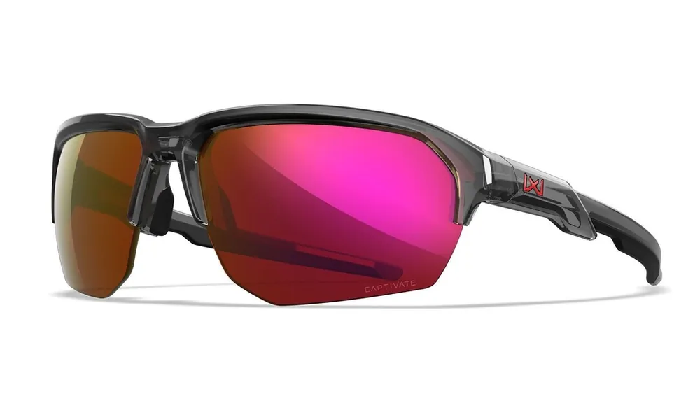 Aktuální Wiley X Sluneční brýle Jakl, Captivate Red Mirror/ Gloss Crystal Grey