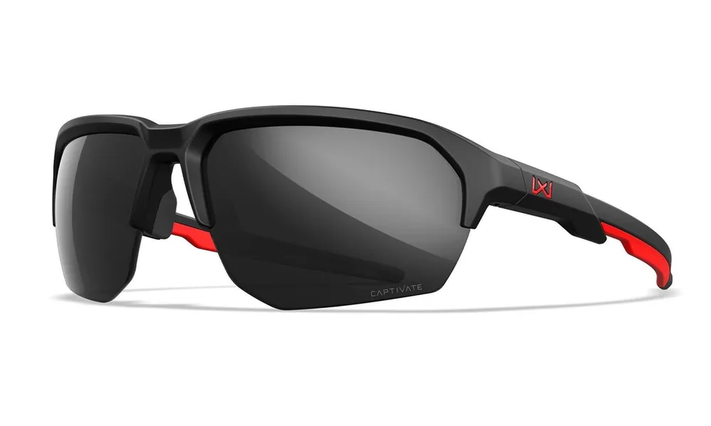 Vysoce Kvalitní Wiley X Sluneční brýle Jakl, Captivate Black Mirror/Matte Black/Red
