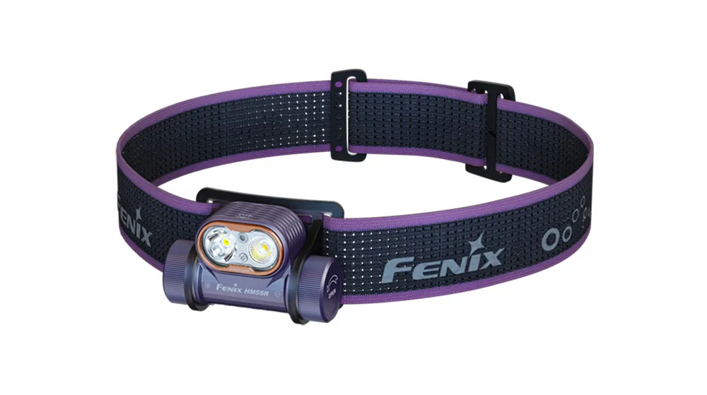 Fenix Nabíjecí čelovka HM55R, tmavě fialová Bezpečná Platba