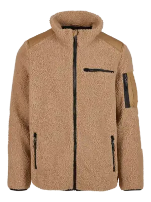 Aktuální Brandit Pánská flísová bunda Ramble Teddyfleece, camel