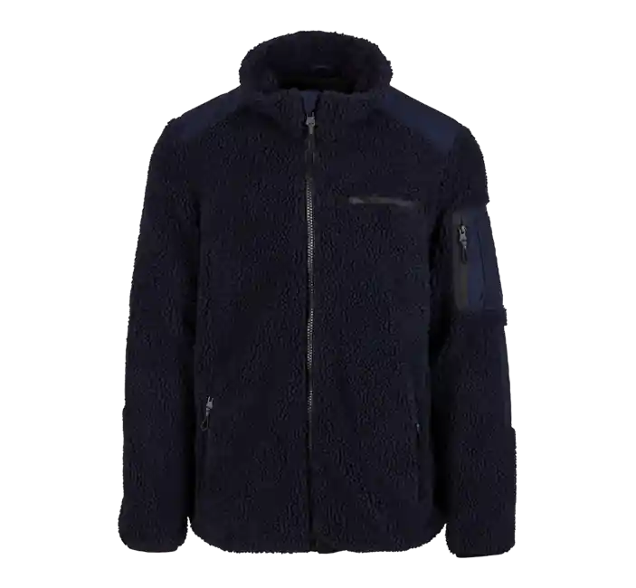 Nízká Cena Brandit Pánská flísová bunda Ramble Teddyfleece, námořnická modrá