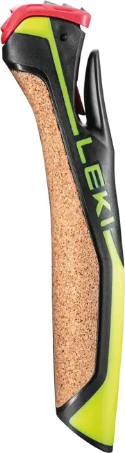 Akce LEKI Rukojeti Nordic Shark Cork 16,5mm, neonově žlutá/černá