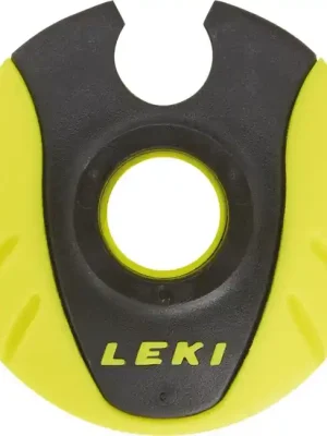 Nová Kolekce LEKI Talířky na hole Cobra, černá/ neonově žlutá