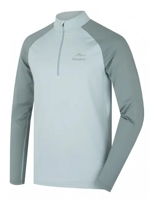 Husky Pánské termo tričko na zip Tromi Zip M, faded green Super Cena