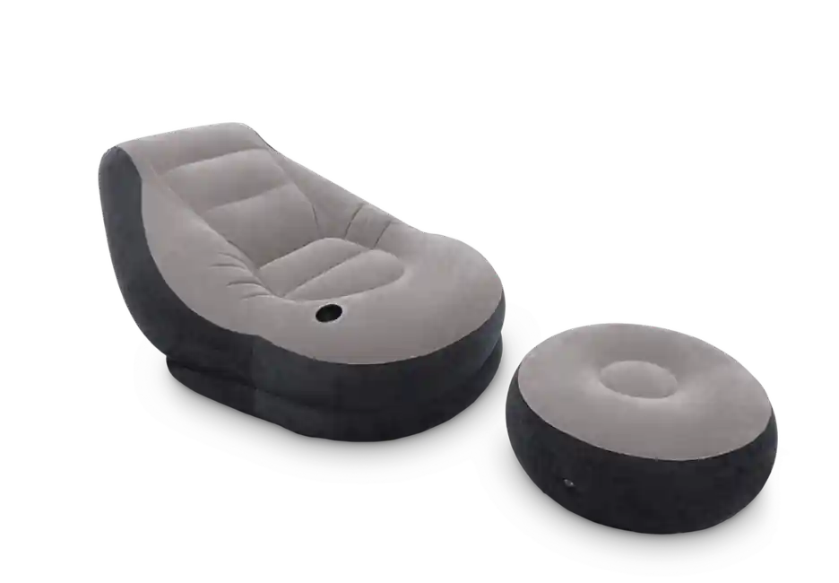 Intex Pohodlné nafukovací křeslo Ultra Lounge s podnožkou Rychlé Dodání