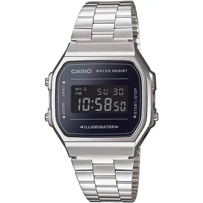 Casio Hodinky A168WEM-1EF, stříbrná Nízká Cena