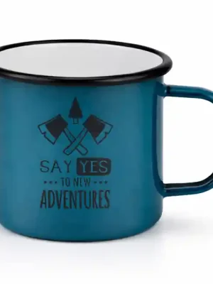 WARAGOD Say Yes To New Adventures outdoorový hrnek 355 ml, modrá Nakupujte Hned