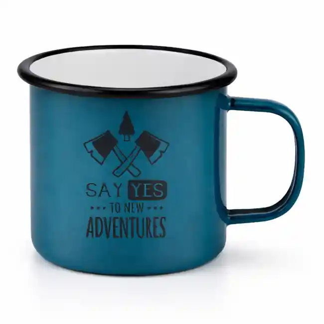 WARAGOD Say Yes To New Adventures outdoorový hrnek 355 ml, modrá Nakupujte Hned