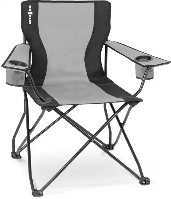 Brunner Kempingová židle Action Armchair Equiframe, šedá/černá Cenově Výhodný