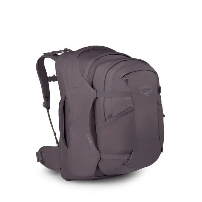 OSPREY FAIRVIEW 55 cestovní batoh, graphite purple Tovární Cena