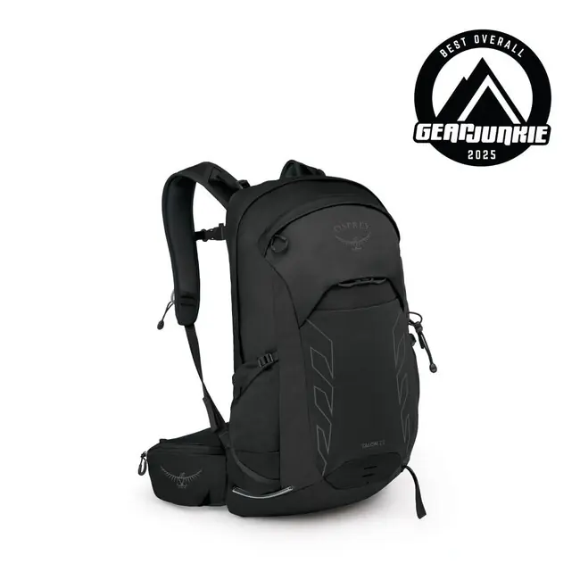 Autentický OSPREY TALON 22 turistický batoh, black/coal grey