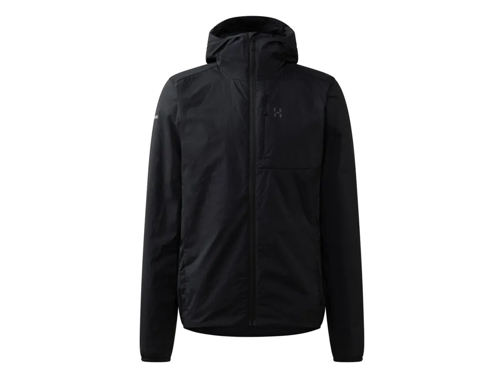 Haglöfs L.I.M Mimic Barrier Hood Men, True Black - pánská zateplená bunda Koupit Online