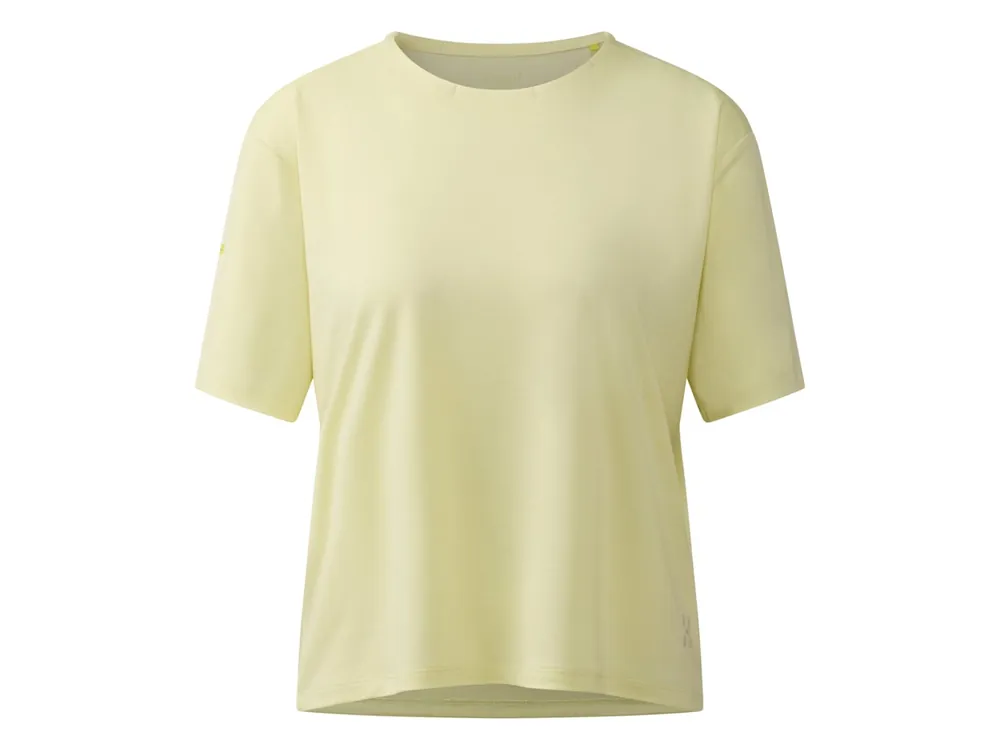 Haglöfs L.I.M Delta Crop Tee Women, Yellow Rise Melange - dámské tričko Poslední Šance