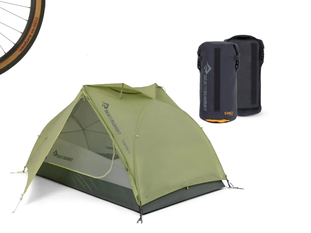 Set Sea to Summit Telos Evo Bikepack TR2 + Evac Bikepack Dry Bag Omezená Nabídka