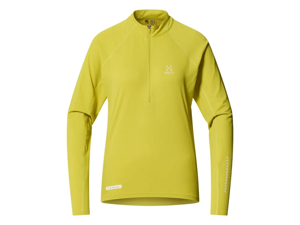 Výhodná Nabídka Haglöfs L.I.M Tempo Trail Halfzip Women, Aurora - dámská běžecká mikina