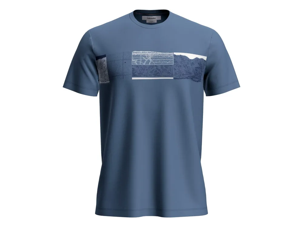 Icebreaker 150 Tech Lite SS Tee Elevation Line, Dawn - pánské tričko Omezená Nabídka
