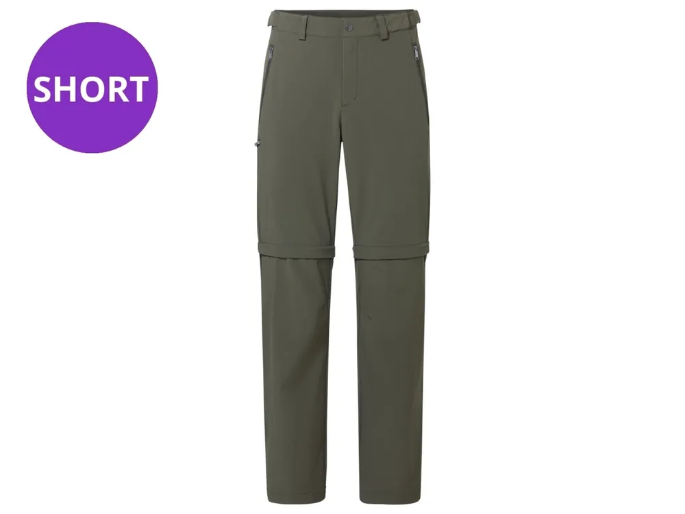 Vaude Mens Farley Stretch ZO Pants II SHORT, khaki uni - pánské kalhoty Hit Sezóny
