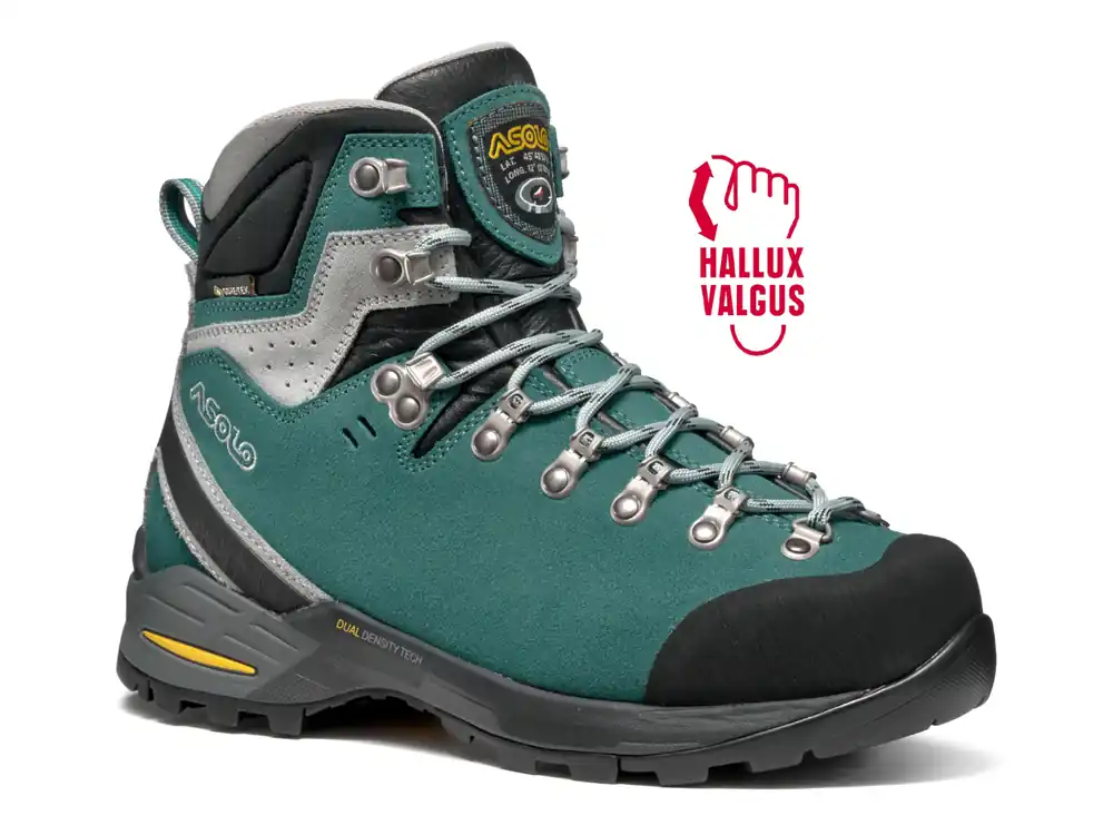 Rychlé Dodání Asolo Greenwood PRO GV Bunion Fit Woman, petroleum - dámské kotníkové boty