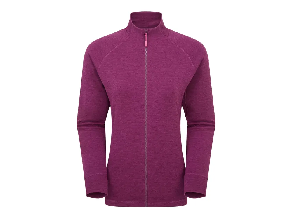 Rab Womens Nexus Jacket, mulberry - dámská střední vrstva Dokud Zásoby Vydrží