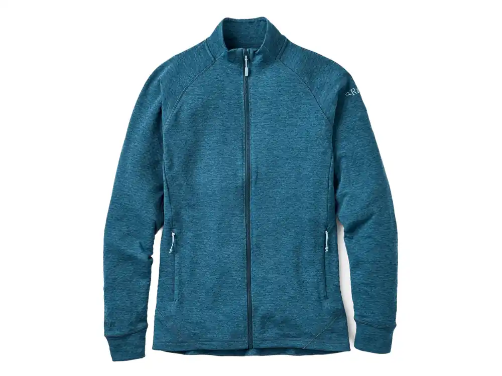 Vrácení Zdarma Rab Womens Nexus Jacket, tempest blue - dámská střední vrstva