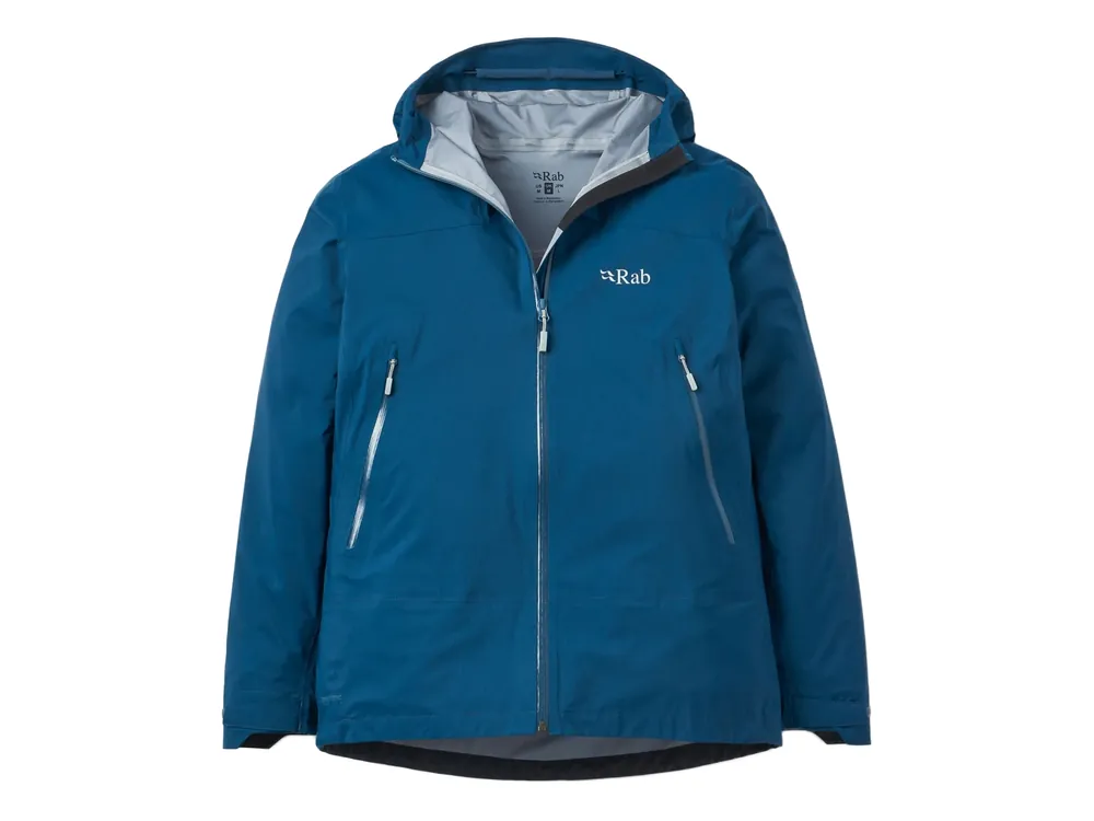 Rab Firewall Light Jacket, tempest blue - sbalitelná nepromokavá bunda Ověřený