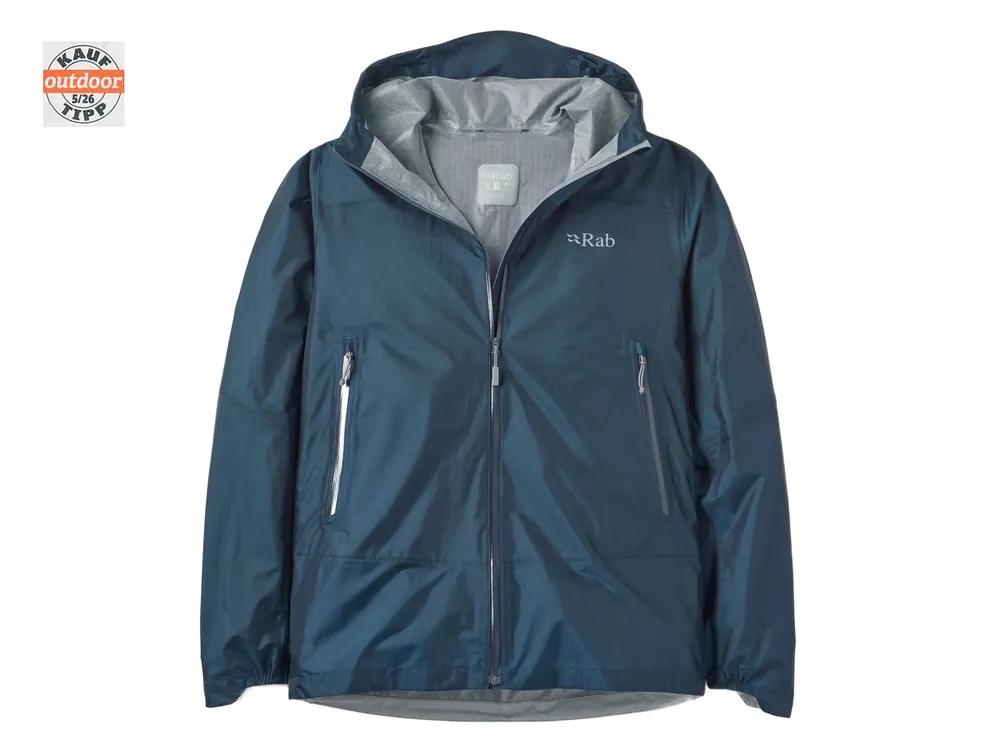 Rab Phantom Mountain Jacket, tempest blue - nepromok běžecká bunda Expresní Doručení