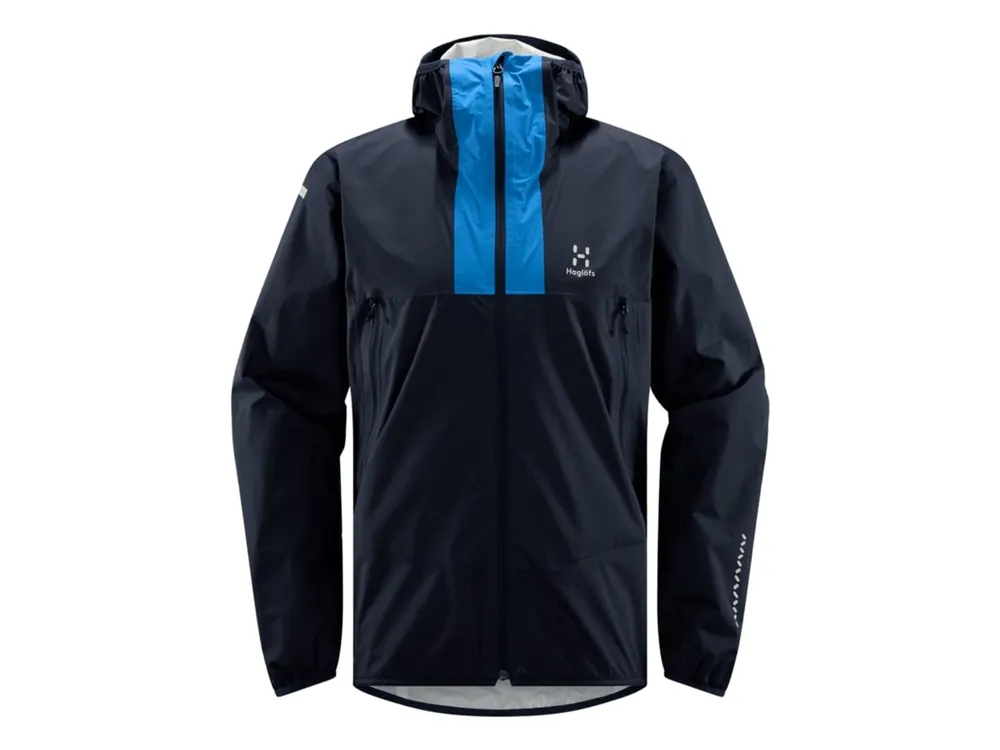 Haglöfs L.I.M Proof Jacket Men, Tarn blue/Nordic blue - minimalistická nepromok bunda Akční Nabídka