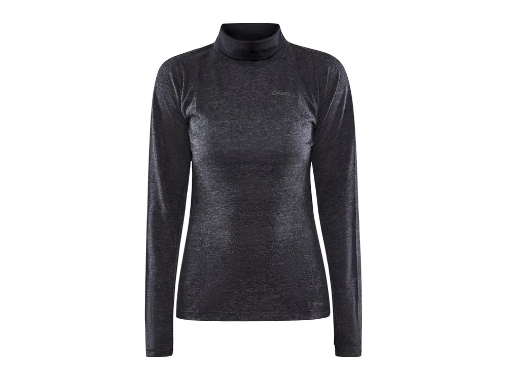 Autentický Craft ADV SubZ Wool LS Tee 2 W, Black - lehké dámské triko
