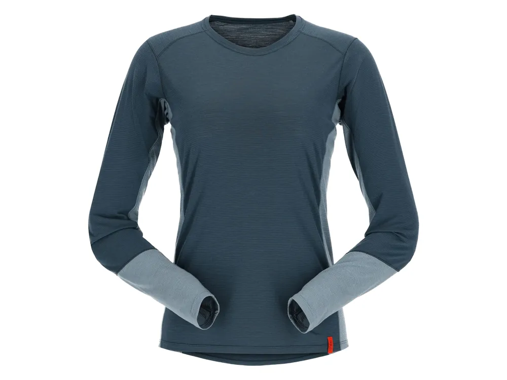 Rab Womens Syncrino Base LS Tee, orion blue - dámske funkční triko Speciální Cena
