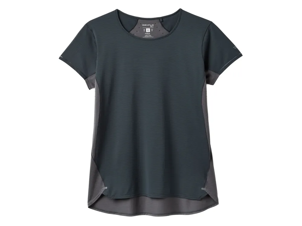 Akční Cena Rab Womens Sonic Ultra Tee, beluga/graphene - dámské běžecké tričko