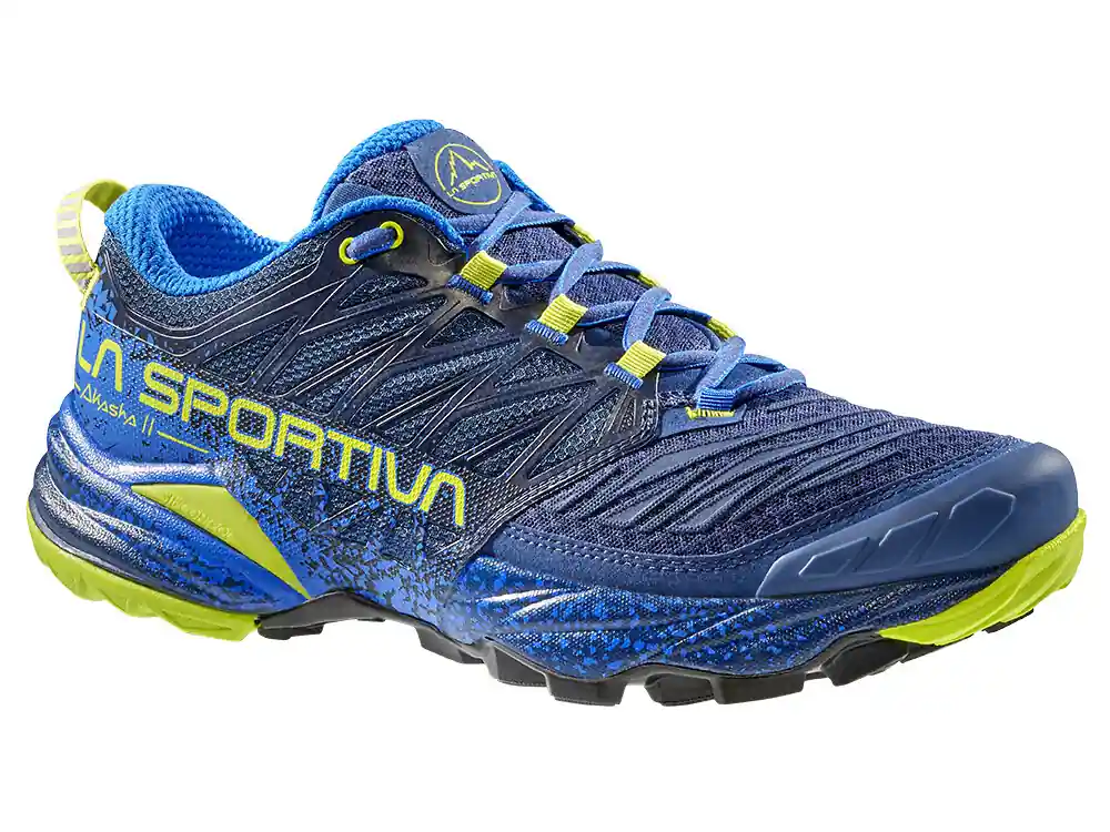 Výhodná Nabídka La Sportiva Akasha II, Storm Blue/Lime Punch - pánské boty