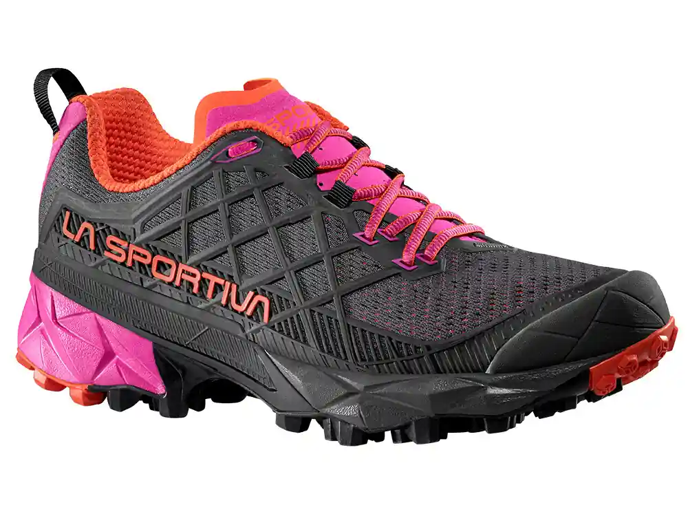 Horká Nabídka La Sportiva Akyra II Women, Carbon/Cherry Tomato - dámské boty