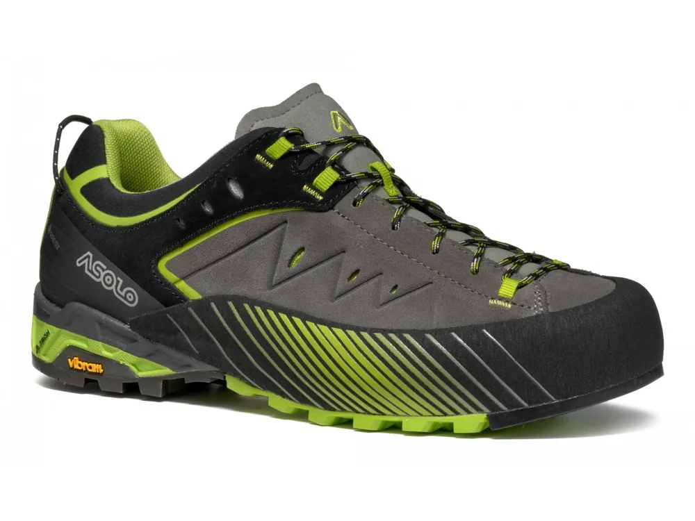Poslední Šance Asolo Freney Guida GV MM Graphite/Green Lime - horolezecké boty