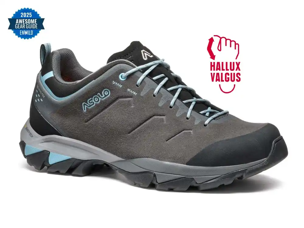 Must-Have Asolo Acadia LTH GTX Bunion Fit Woman, graphite/sky blue - dámské boty