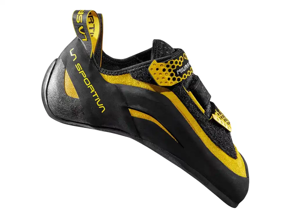 La Sportiva Miura VS, Black/Yellow - výkonnostní lezečky Finální Výprodej