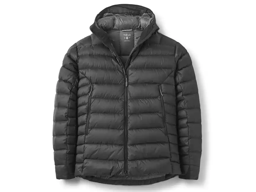 Akce Rab Electron Pro Down Jacket, Black - pánská péřová bunda
