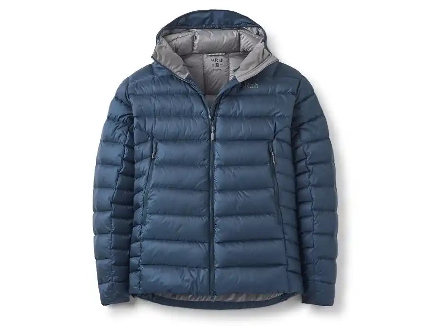 Rab Electron Pro Down Jacket, Tempest Blue - pánská péřová bunda Vrácení Zdarma