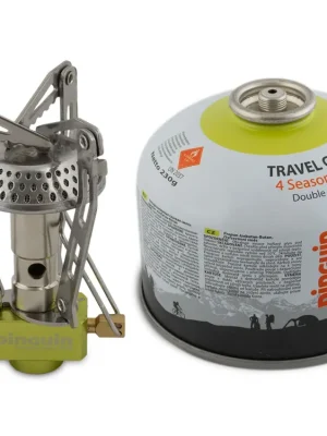 Značkový Set Pinguin Vařič Trek + kartuše Travel Gas 230g