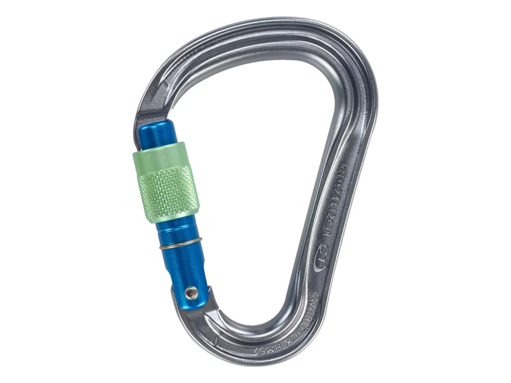 Ověřený Climbing Technology Warlock HMS SG - šroubovací HMS karabina