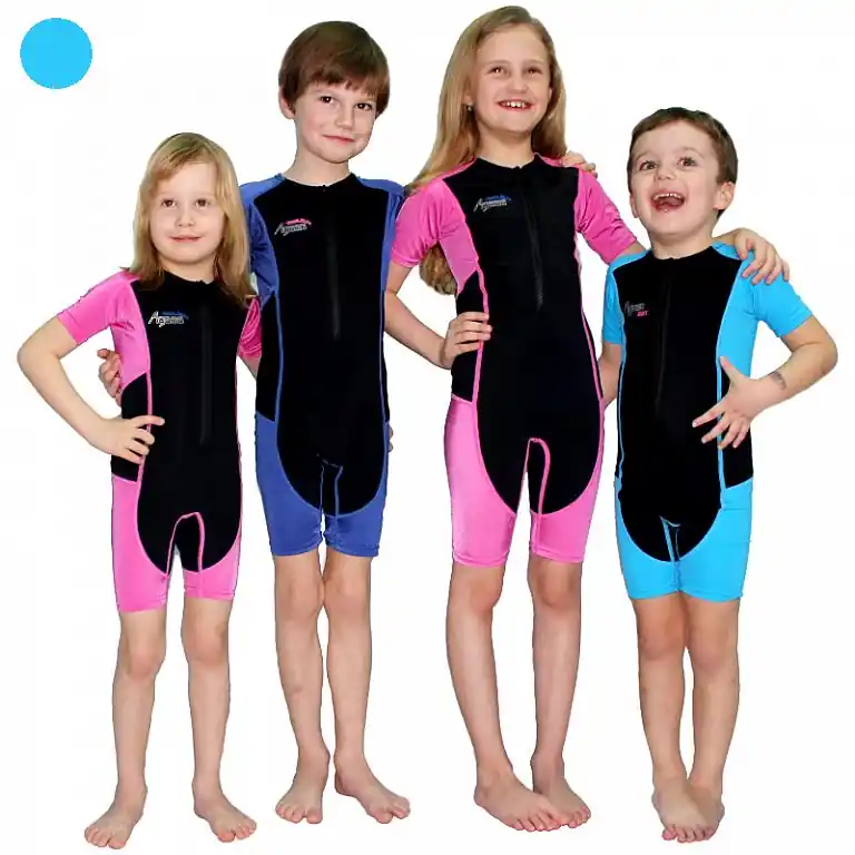 Pouze Dnes Agama SILKY 1,5 mm dětský neopren tyrkys 2-3 roky