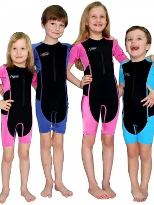 Super Cena Agama SILKY 1,5 mm dětský neopren tyrkys 6-18 měs.