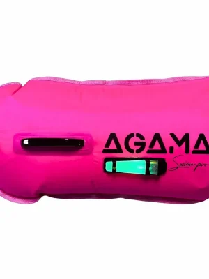 Agama SWIM PRO + světlo FLASH plavecká bójka a suchý vak růžová Nízká Cena