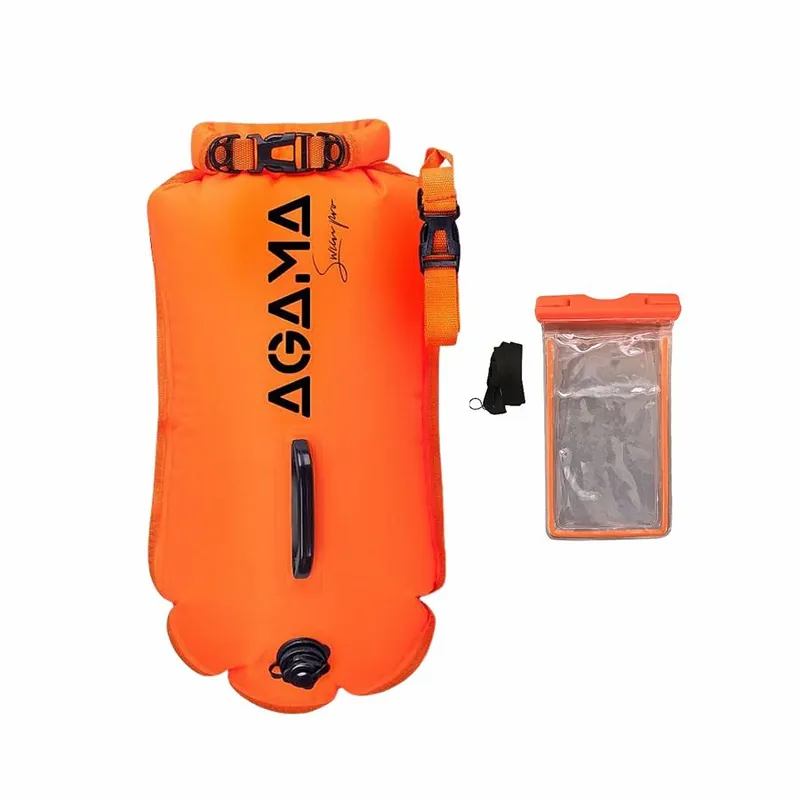 Agama SWIM PRO 28 L plavecká bójka a suchý vak oranžová Cenově Výhodný